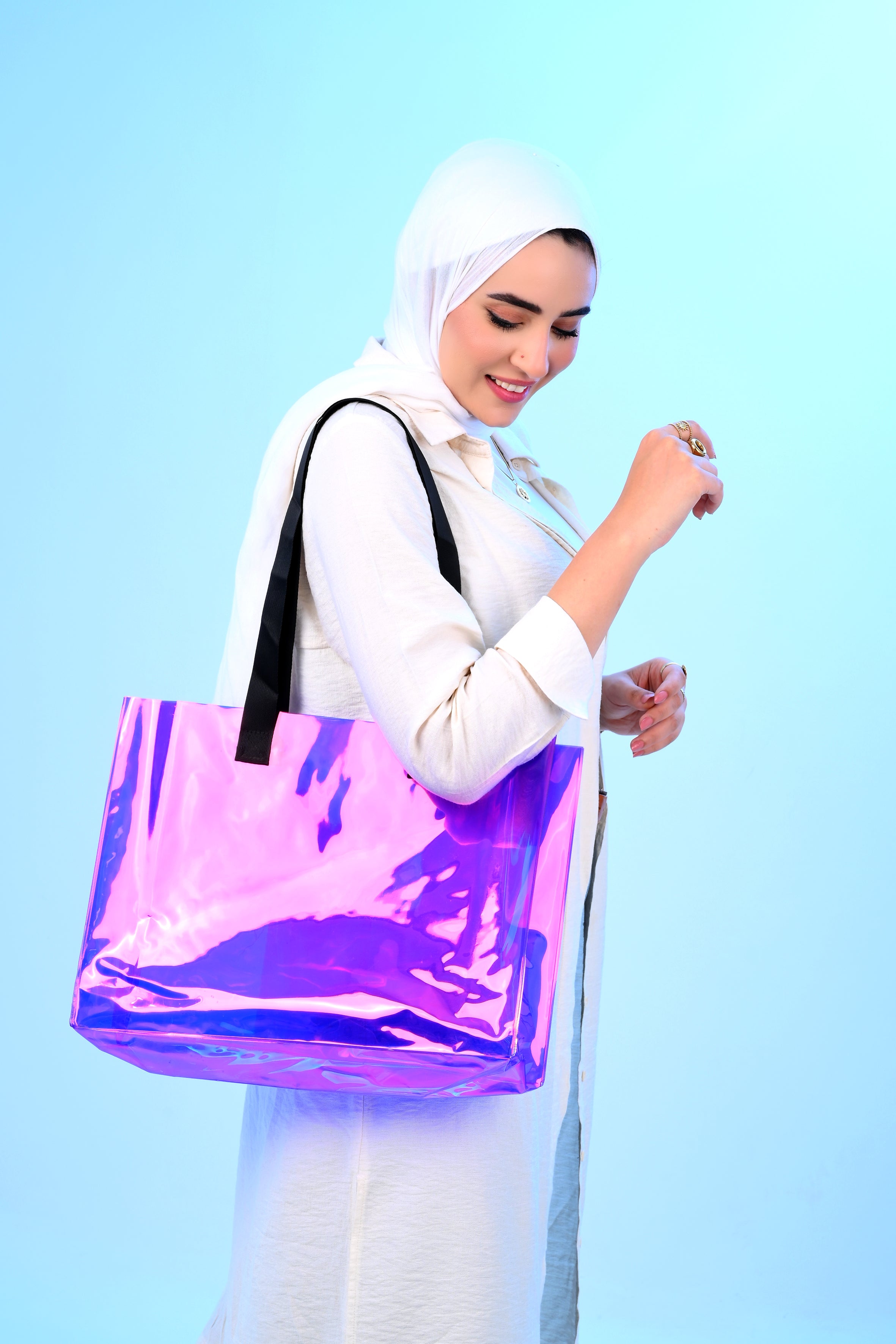 Purple Beach Bag